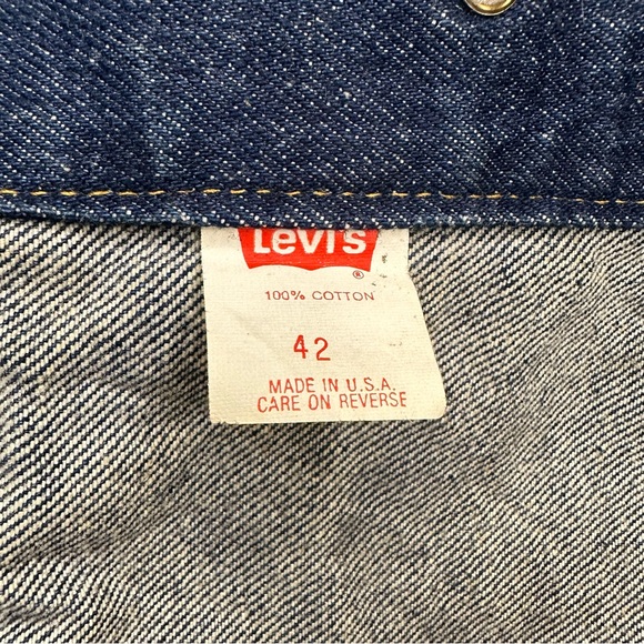 Levi Strauss & Co. Vintage Denim Trucker Jacket Sz 42 - Picture 9 of 12